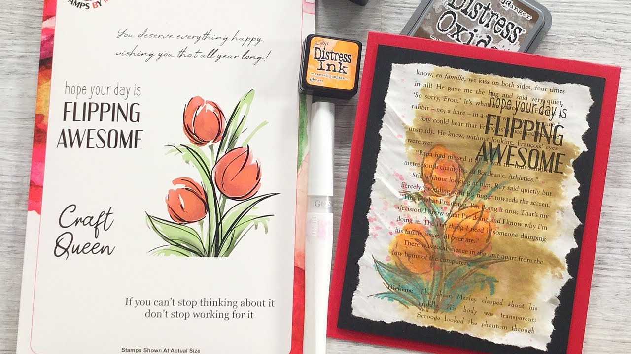 Stamping And Watercolouring Techniques With Toni Darroch