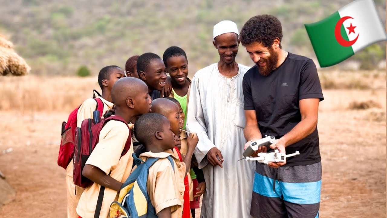 Tour d’Afrique à Velo 🇩🇿 اول قرية في غينيا  كوناكري الحلقة 25