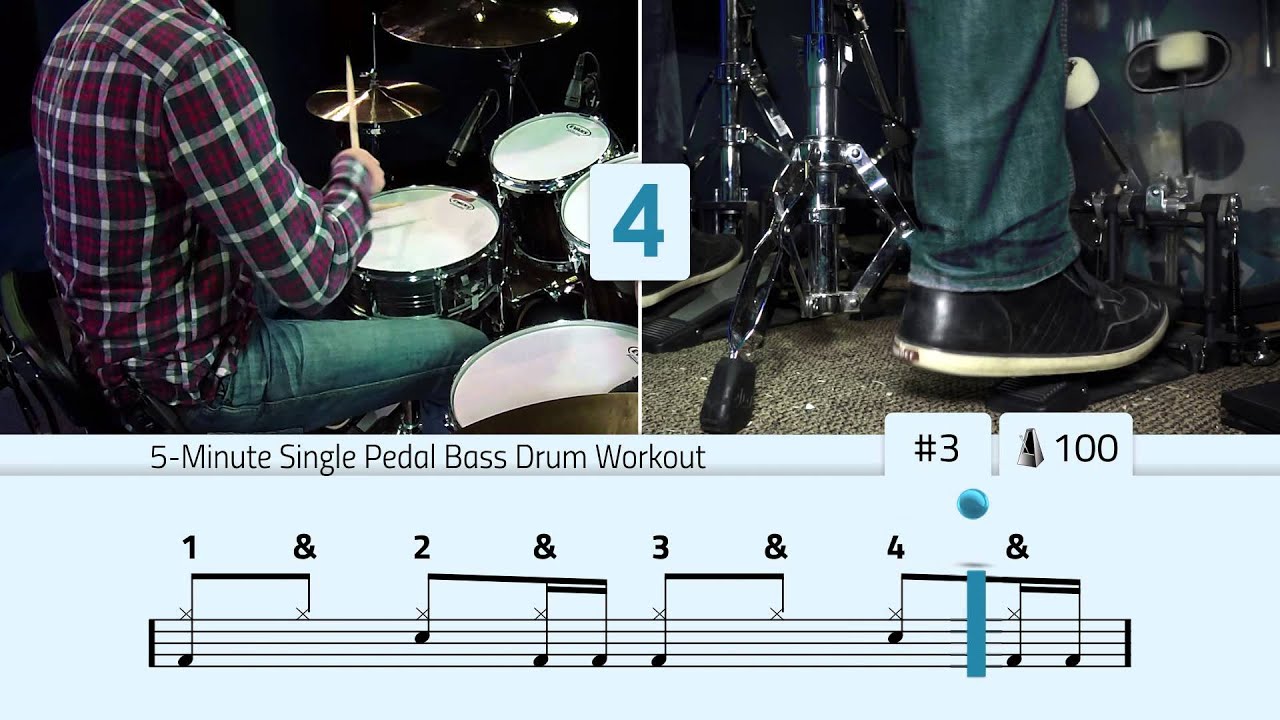 5-Minute Single Pedal Bass Drum Workout