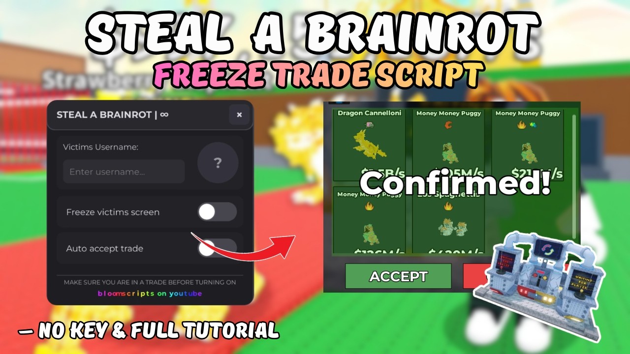 [UPDATE] Steal a Brainrot Script - Freeze Trade | WORKING 2026 | OP | SAFE