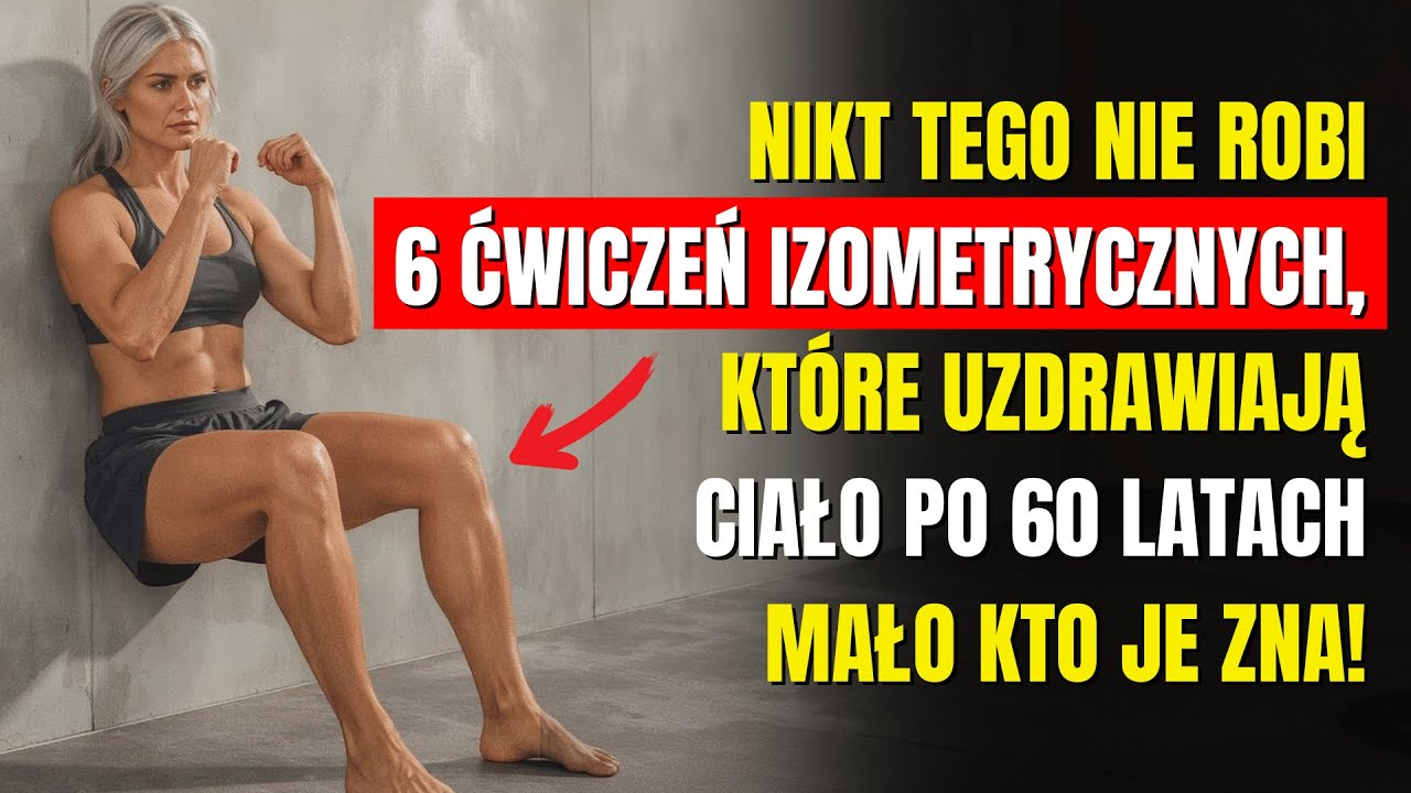 Tylko 6 ćwiczeń izometrycznych, które wzmocnią całe twoje ciało i wykonasz je w domu!