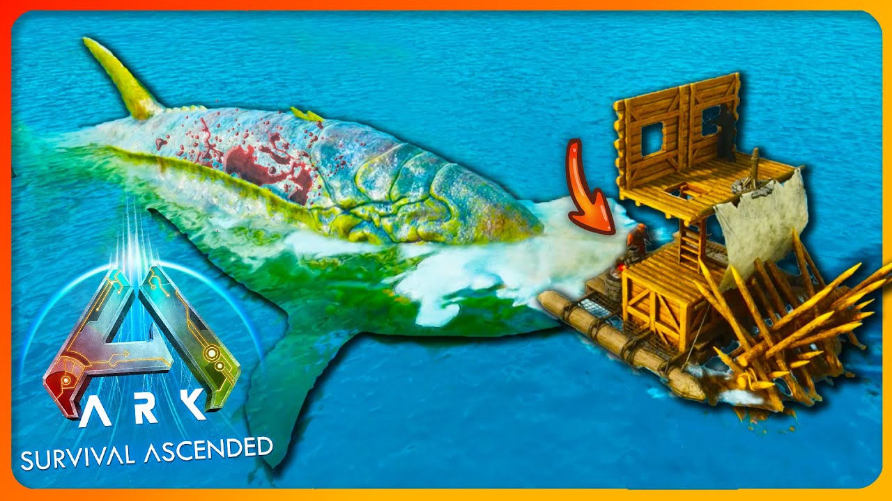 ОХОТА КРУПНЕЙШЕГО МОРСКОГО МОНСТРА в ARK Survival ASCENDED