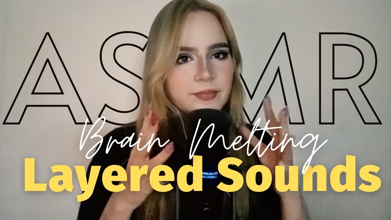 ASMR- Build-Up INTENSE LAYERED SOUNDS (Textured Glass, Leather, Mouth Sounds & more)