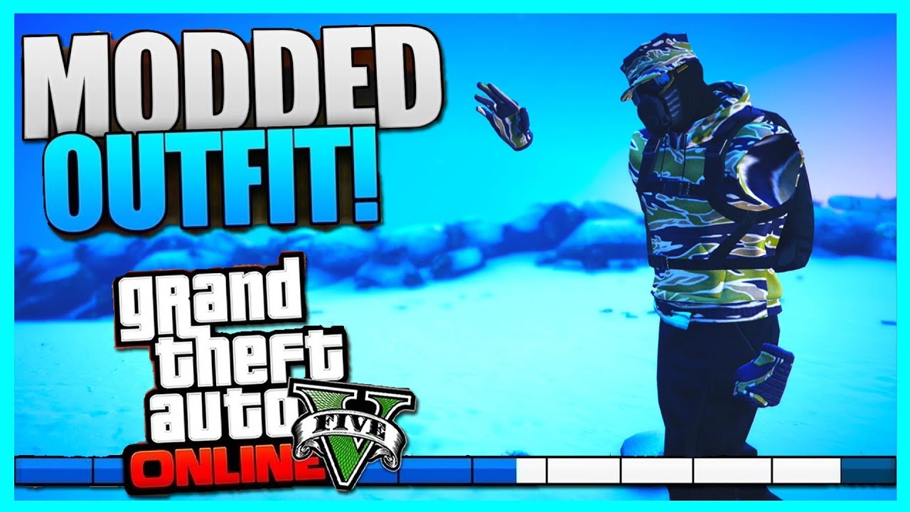CONJUNTO MODEADO DE MILITAR CON BRAZOS INVISIBLES SIN HACKS GTA V ONLINE - WOLF D3ATH CONJUNTOS