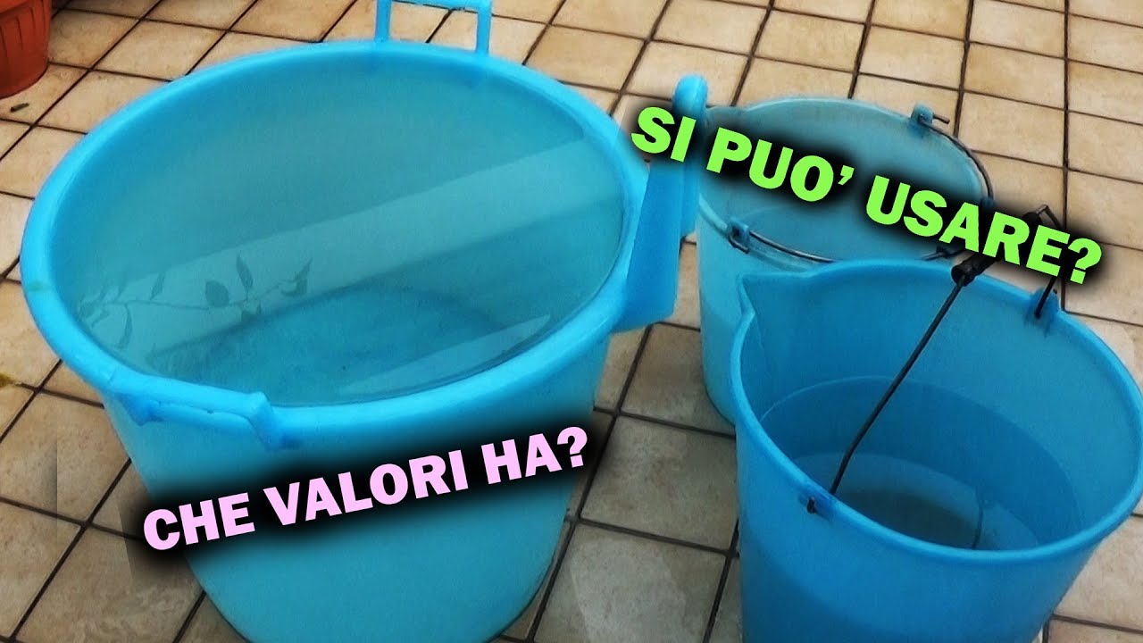 Acqua PIOVANA in Acquario: SI o NO?