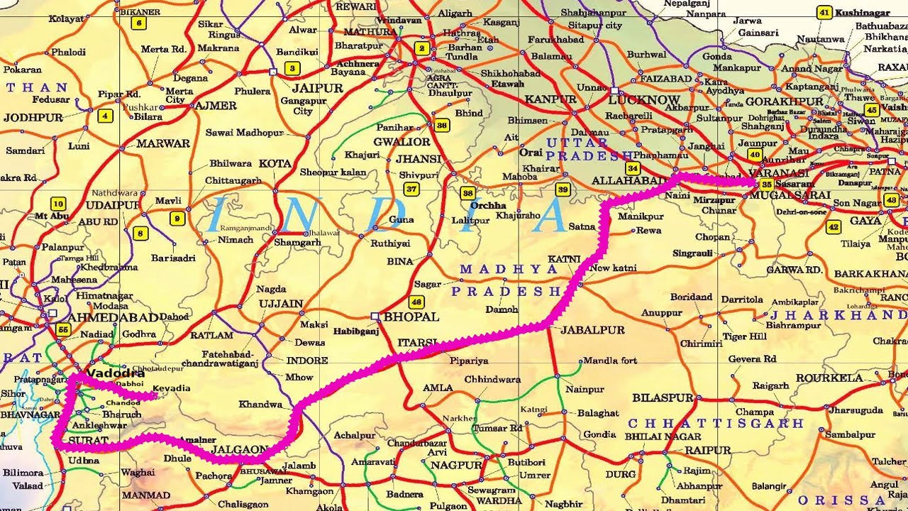 Varanasi (Kashi) to Kevadia Train