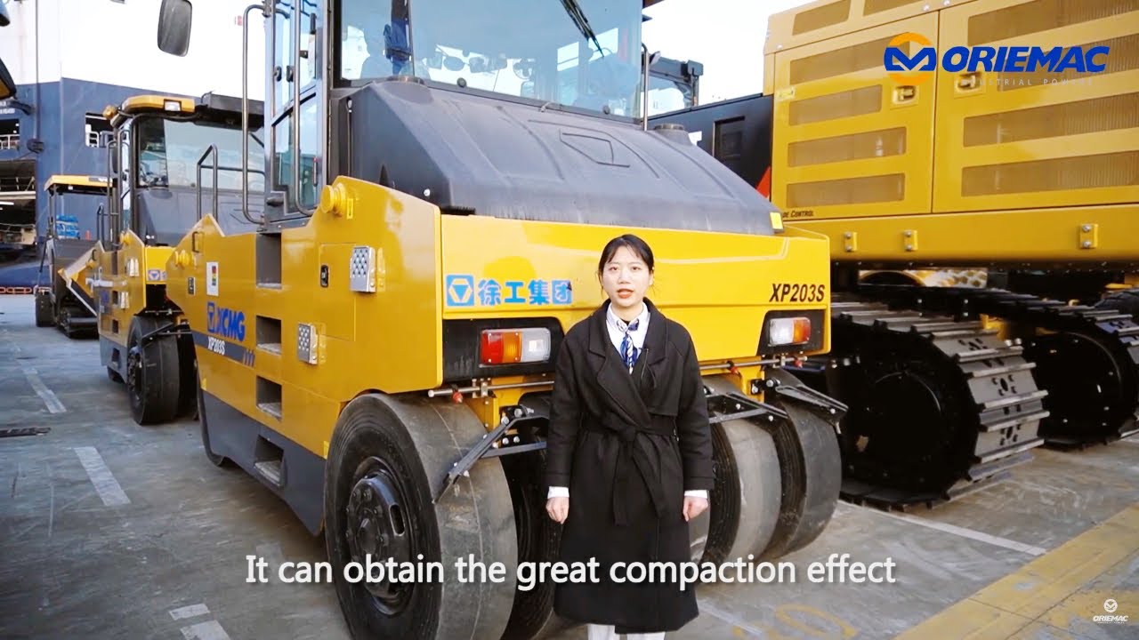 Maximize Compaction Efficiency with the XCMG XP203S Pneumatic Tire Roller
