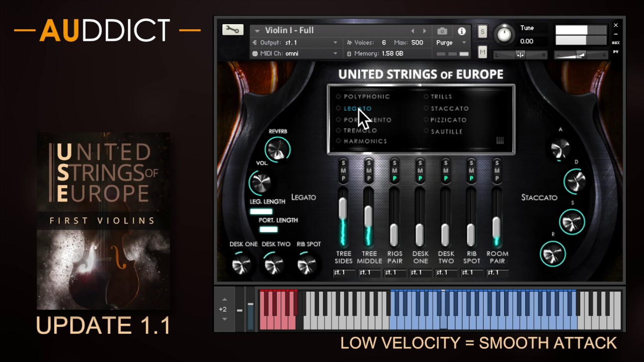 USE First Violins - Brand New Legato Demo