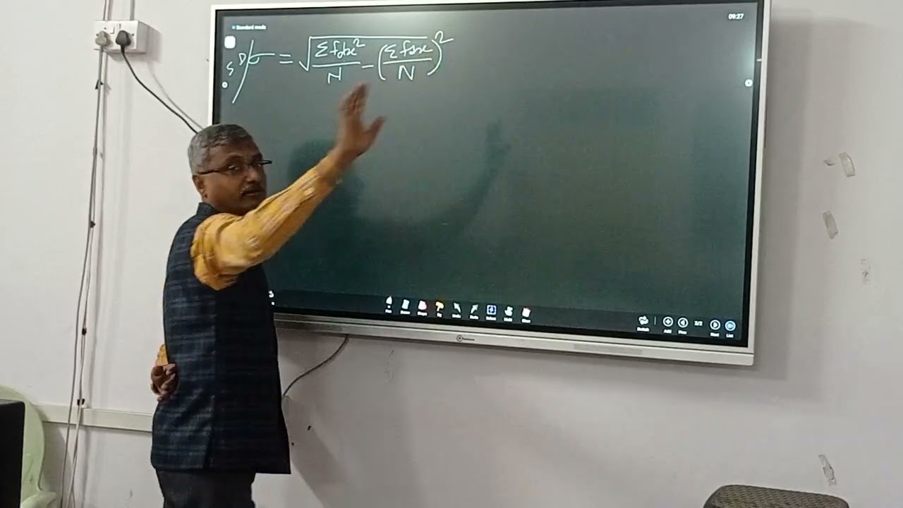 Standard Deviation प्रमाण विचलन SD (सं तत पद्माला)