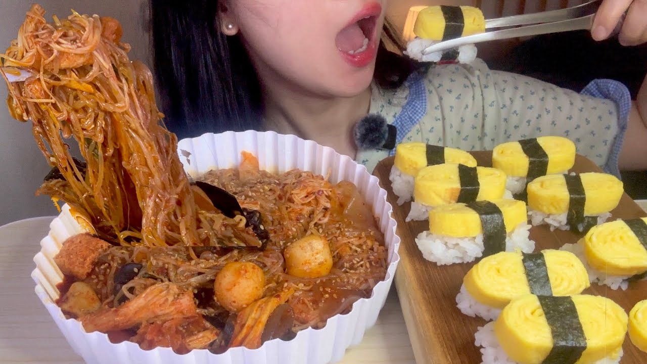 마라샹궈와 계란초밥 먹방 