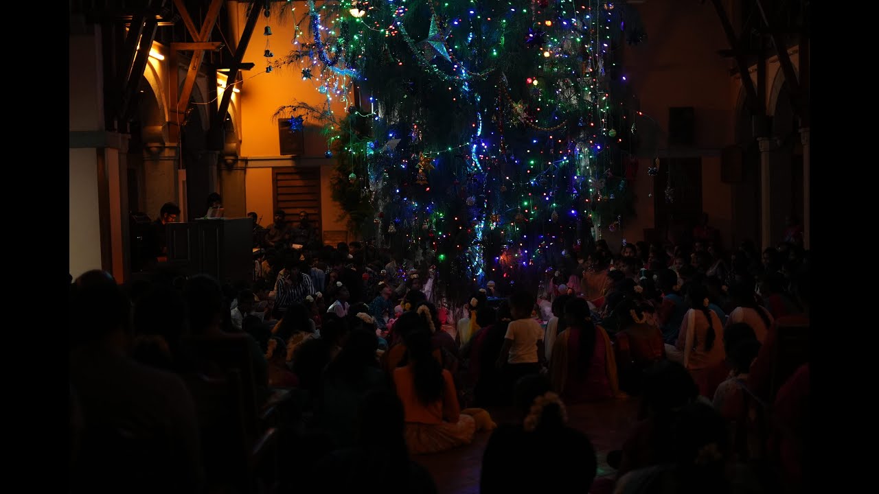 Singing around the Christmas Tree
