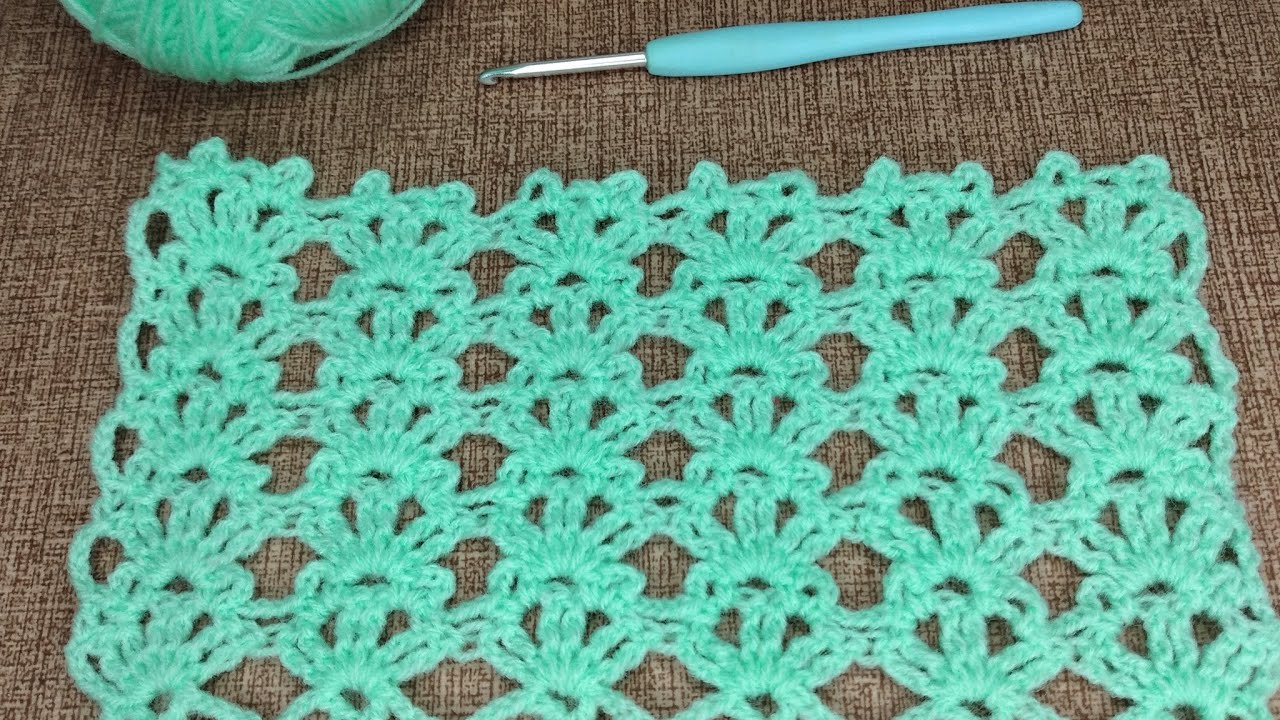 PUNTO FLORES EN DOBLE PUNTO TEJIDO EN CROCHET FÁCIL PASO A PASO/PUNTO PARA BLUSA,SUETER,VESTIDO