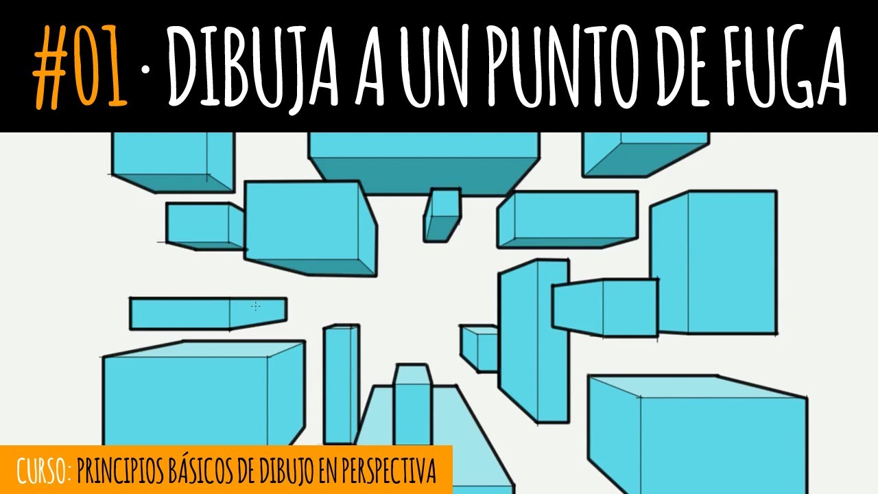 Dibuja a un punto de fuga (Curso de dibujo)