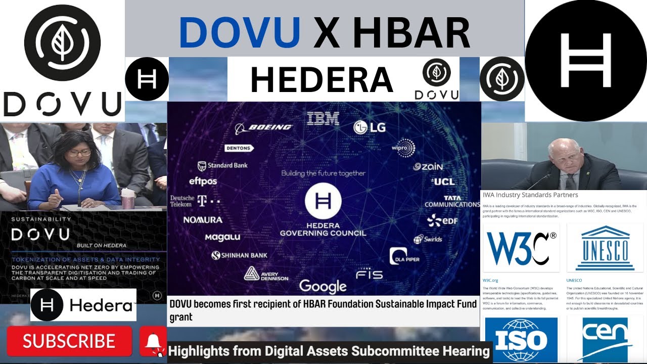 DOVU X HBAR Foundation Tokenization Carbon Credits HEDERA