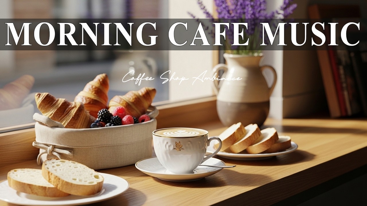 Morning Cafe Coffee☕Coffee Shop Ambiance~Sweet Bossa Nova Instrumental for Cheerful Moods.