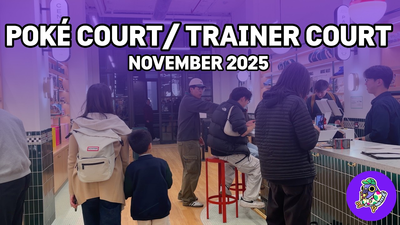 Sklep Pok&eacute;mon NYC - Pok&eacute; Court - listopad 2025 #nyc #pokemon #pokecourt