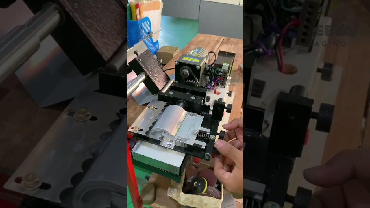 Side Gluing Machine Lem Samping ukuran 8 cm!!Mesin lem sisi Murah Berkualitas.