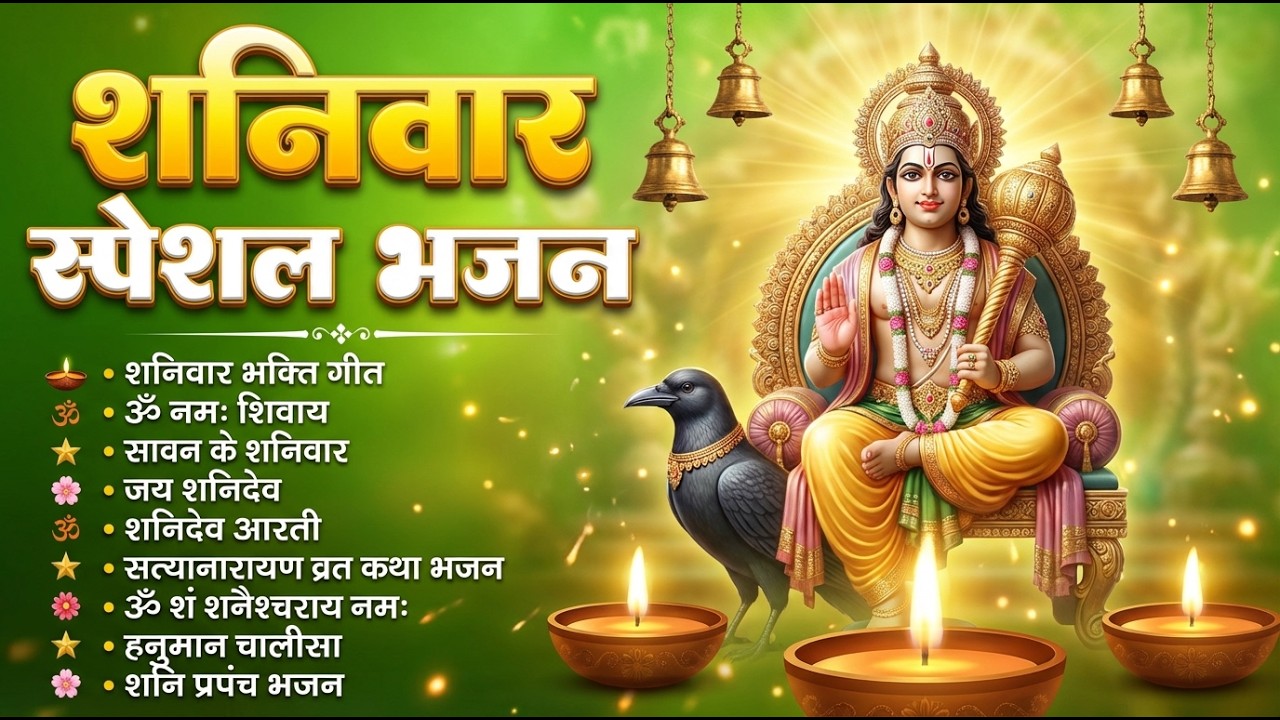 आज शनिवार है | Aaj Shanivar Hai | शनि देव जी का चमत्कारी भजन शनिदेव कथा, शनि चालीसा, शनि हनुमान आरती