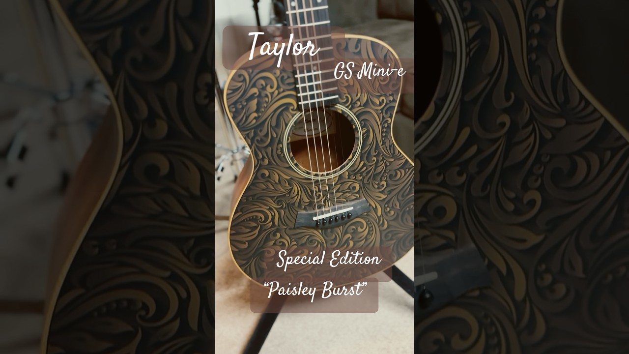 Taylor GS Mini Special Edition Paisley Burst #Taylorguitar #unboxing #guitar #Taylor #gsmini
