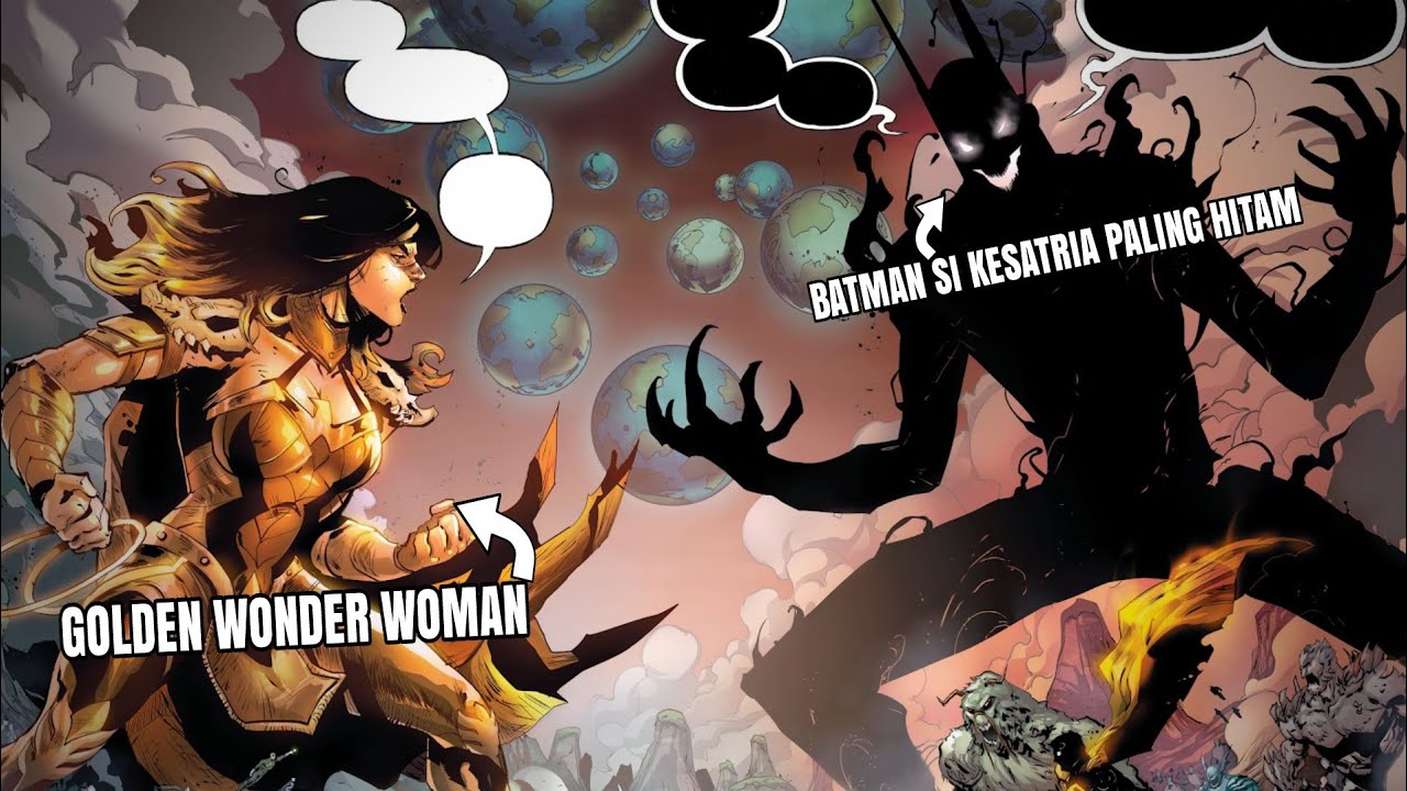 GOLDEN WONDER WOMAN VS THE DARKEST KNIGHT, PERTEMPURAN TERAKHIR BATMAN WHO LAUGHS