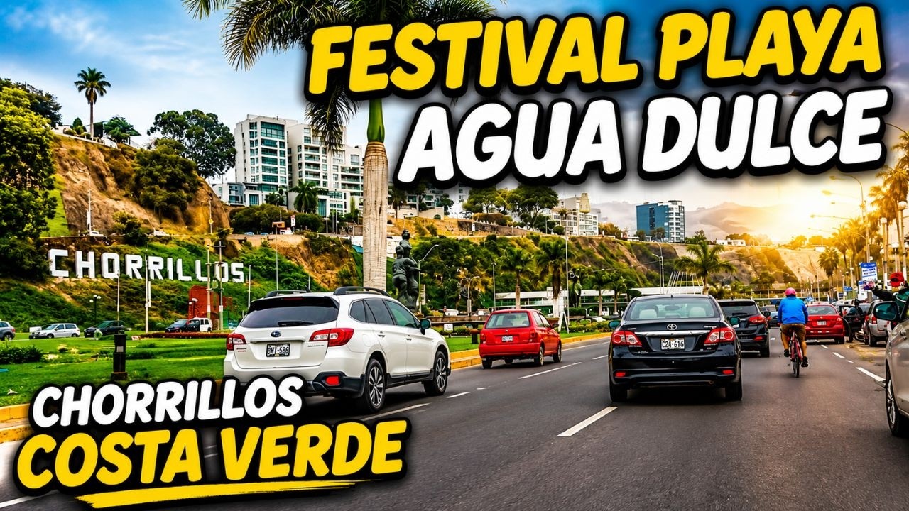 As&iacute; se vive el festival en Playa Agua Dulce de Chorrillos