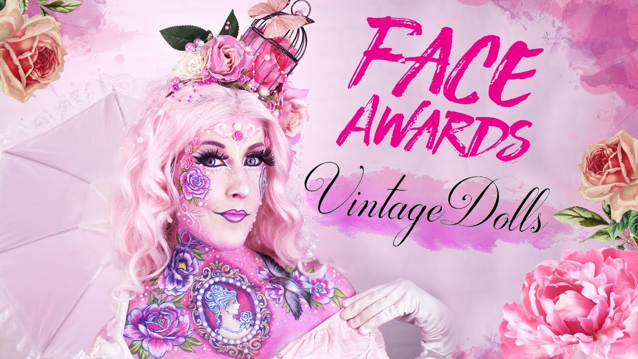 VINTAGE DOLLS || #FACEAWARDSGERMANY  || 2018 Challenge #1