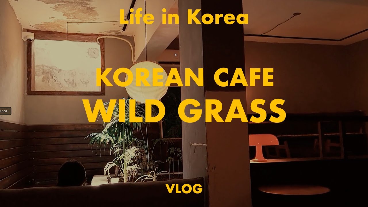 Life in Korea VLOG, Korean Cafe WILD GRASS 매일 가고 싶은 카페 와일드그라스 평택 카페  One of the BEST CAFEs in KOREA!