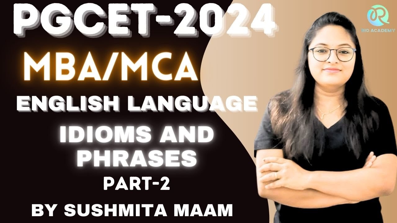 Critical Guide to Idioms & Phrases for PGCET 2024 MBA-MCA| Part-2| #pgcet2024 #lakshyabatch2024