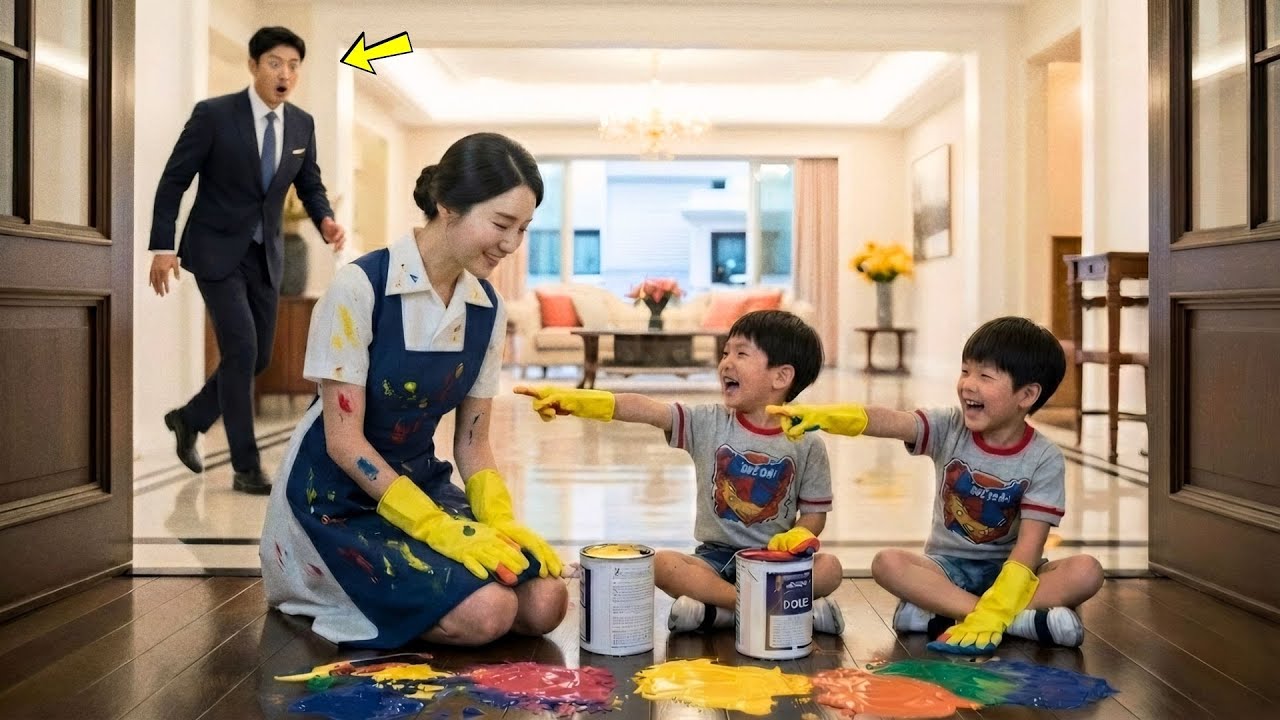 2개월 동안 보모 8명을 해고한 재벌 — 새 가사도우미가 쌍둥이와 하는 일을 보고 충격에 빠졌다..