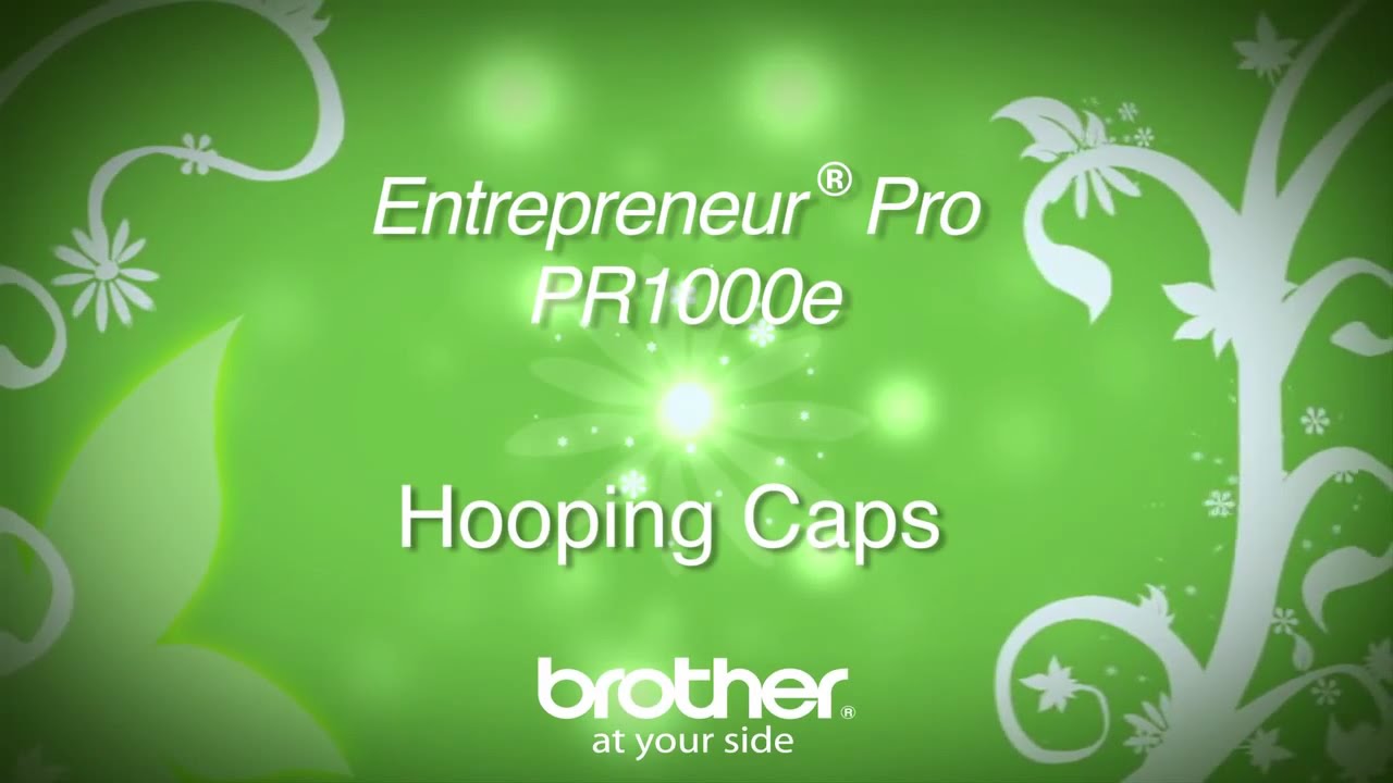 How To Hoop Hats on the Brother Entrepreneur Pro PR1000e Multi-Needle Embroidery Machine