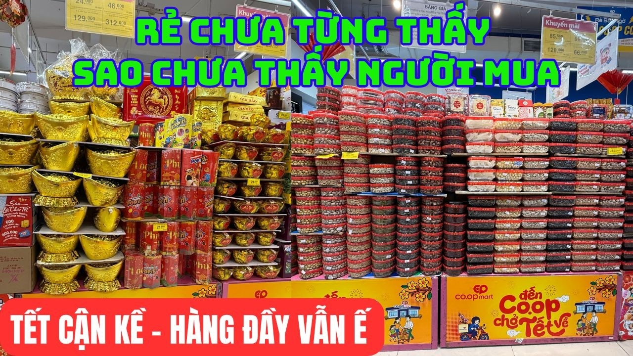 Tết cận kề nhưng HÀNG HÓA Ế ẨM - Chuyện gì đang xảy ra.