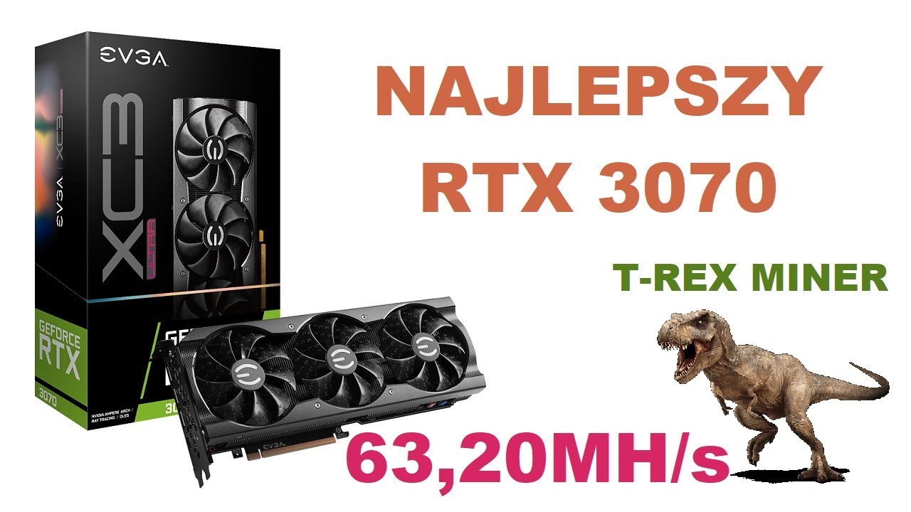 EVGA RTX3070 - Najlepsze GPU do MININGU