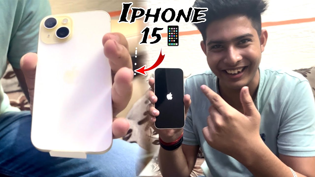Aakhir le hi liya apne liye iPhone 15 📱₹80,000 kharch kar diye 😱