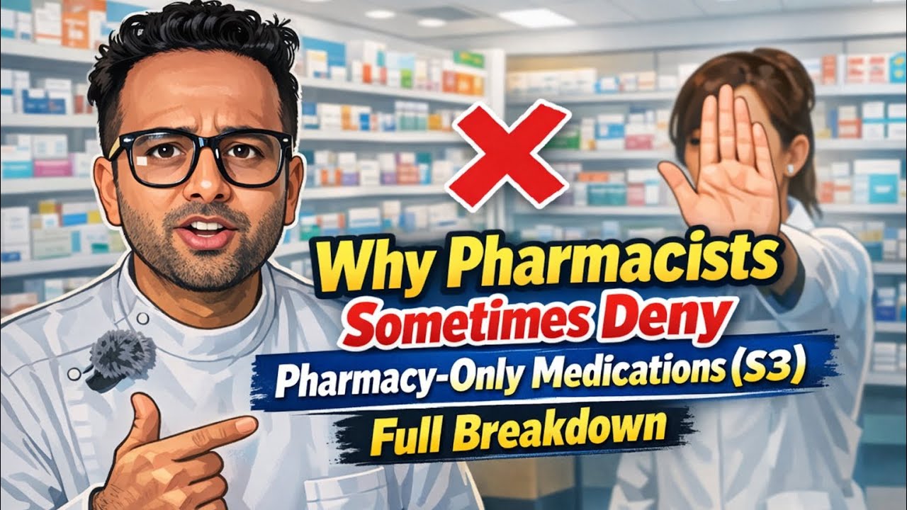 "Why Pharmacists Sometimes Deny Pharmacy-Only Medications (S3) — Full Breakdown"