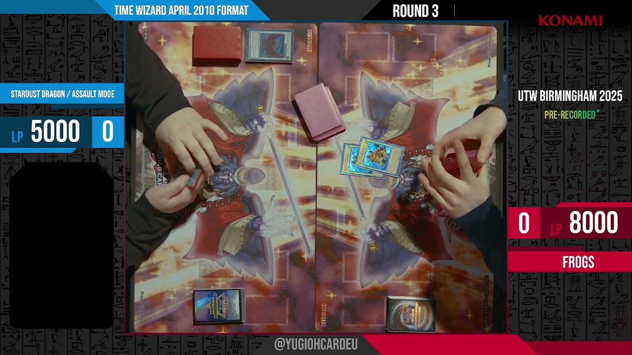 Round 3 - Stardust Dragon / Assault Mode vs Frogs - Ultimate Time Wizard 2010 YCS Birmingham 2025