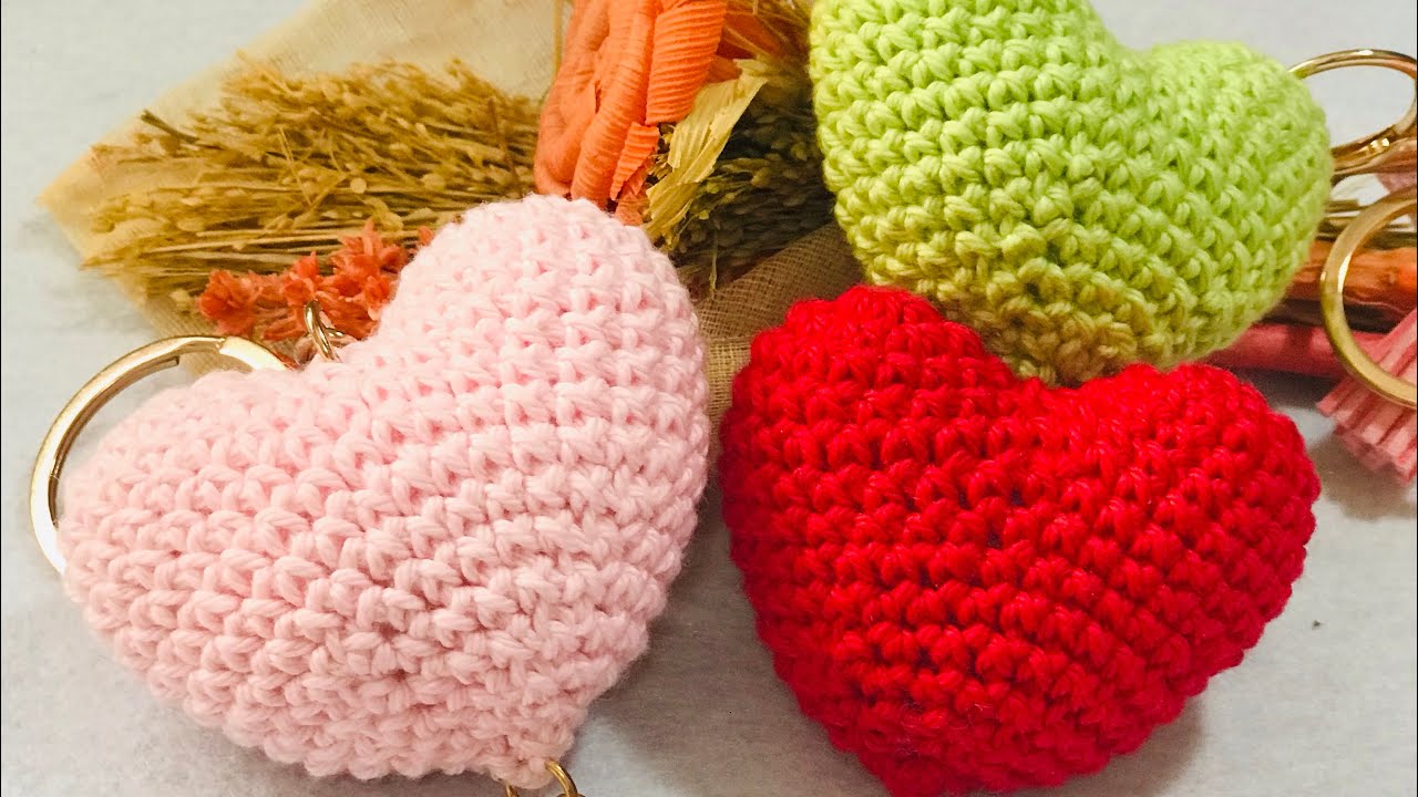CORAZON A CROCHET AMIGURUMI PARA TU NEGOCIO !!!
