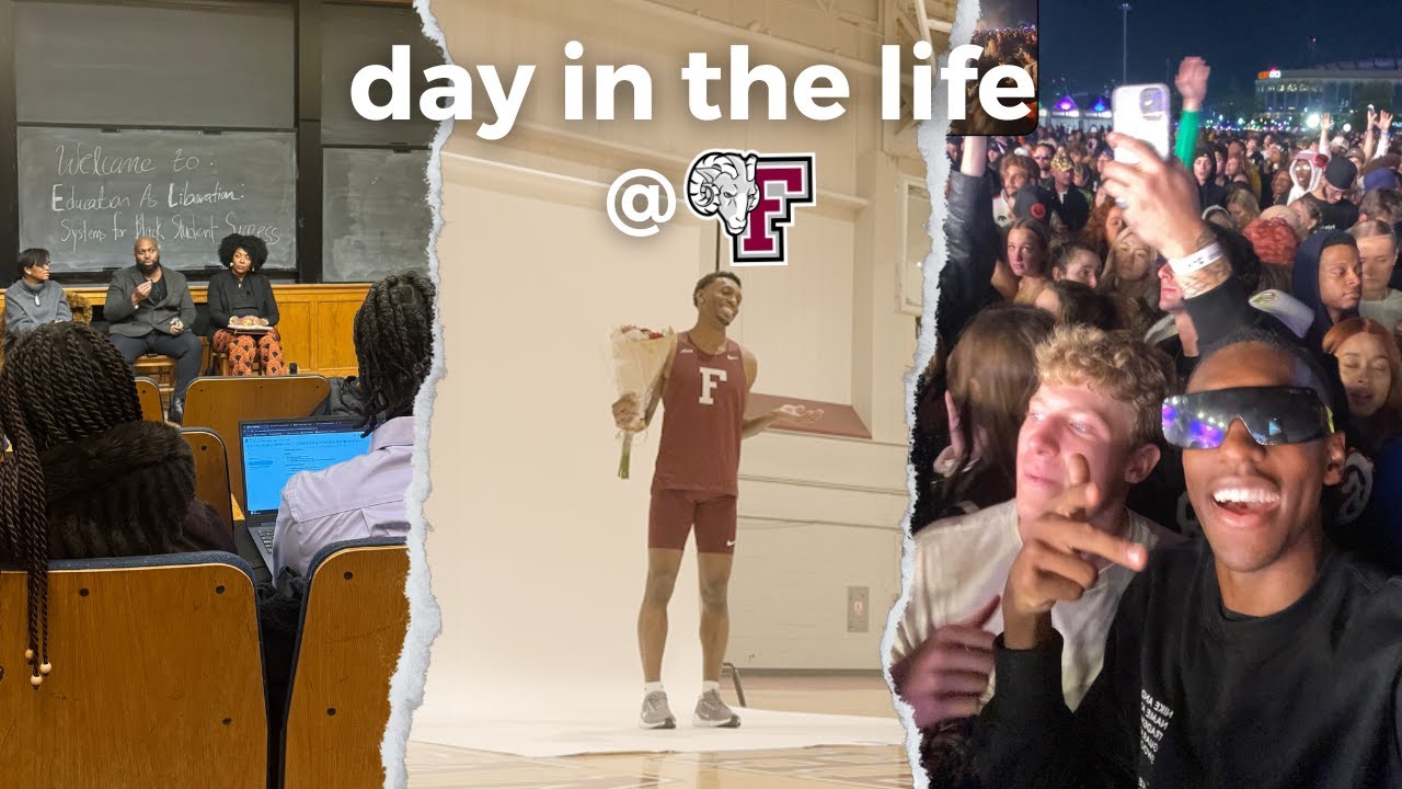 a day in the life of a Fordham University student