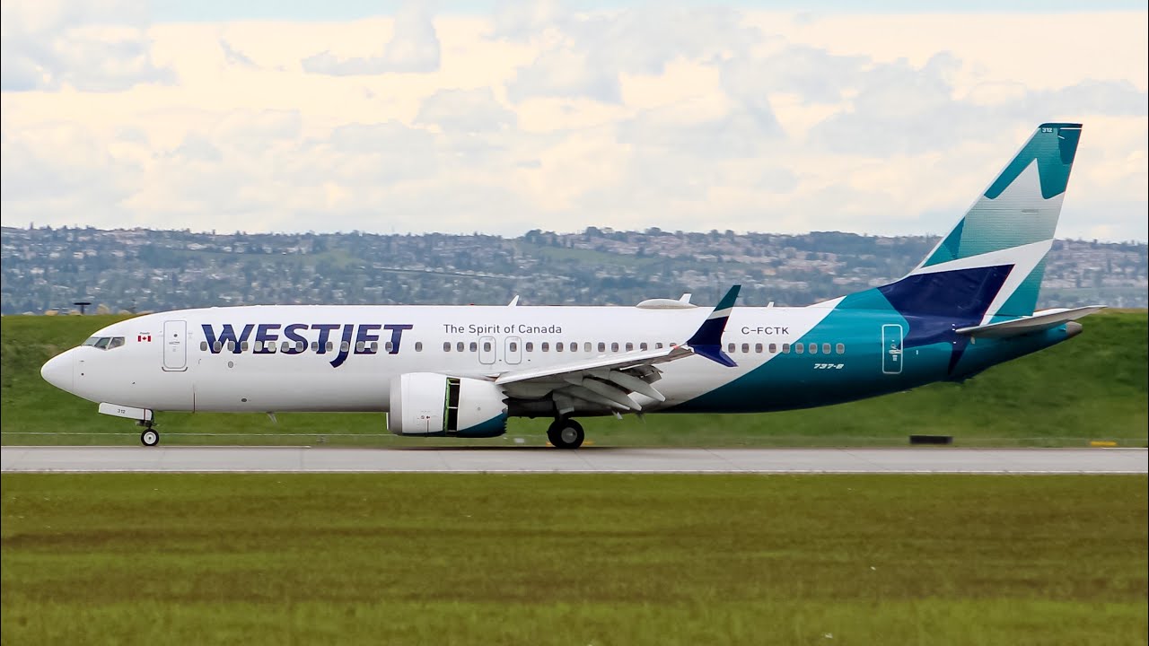 Busy Runway 17L Action at Calgary International Airport