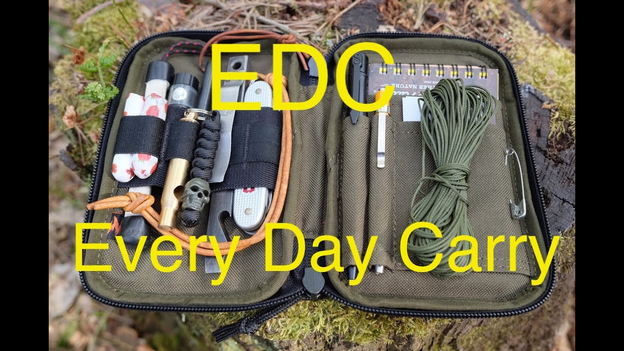 EDC - Every Day Carry -vybavení v organizéru