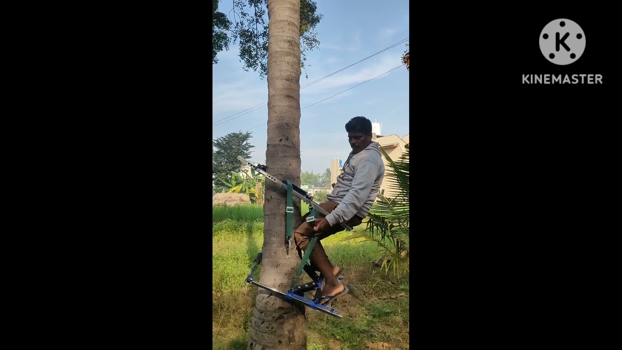 సులువుగా కొబ్బరి చెట్టు ఎక్కడం , కార్తీక్ అలగానిపల్లె, పూతలపట్టు మండలం