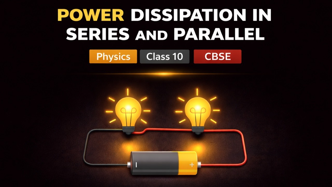 Power Dissipation In Series and Parallel | Class 10 | CBSE