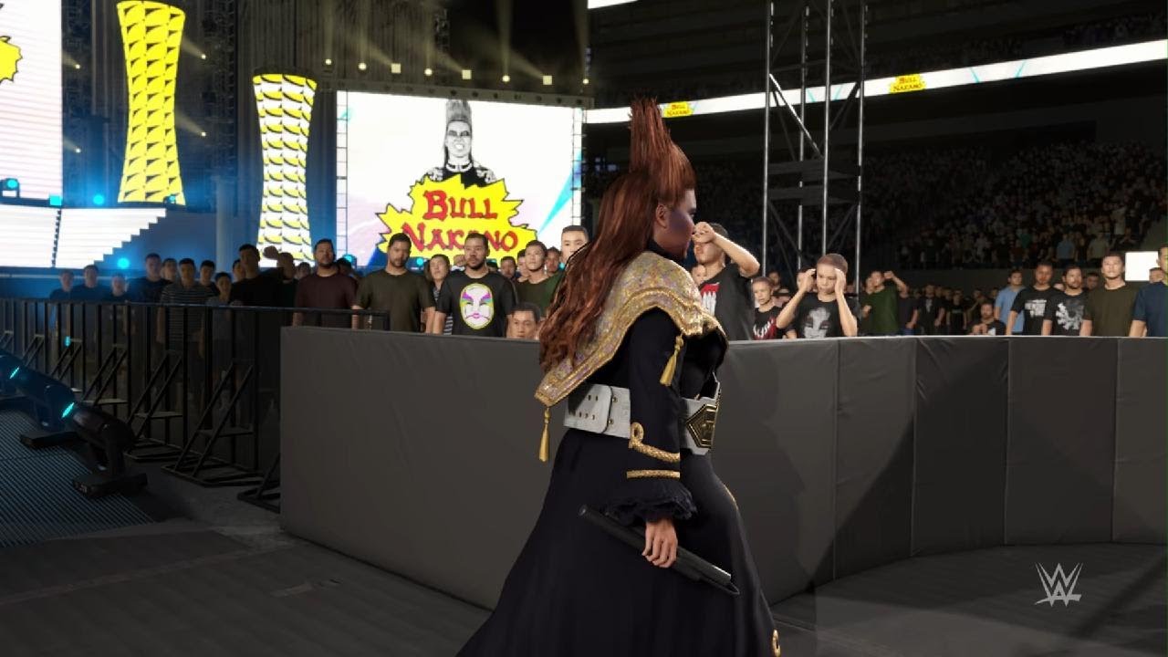WWE 2K25 Bull Nakano vs Candice LeRae