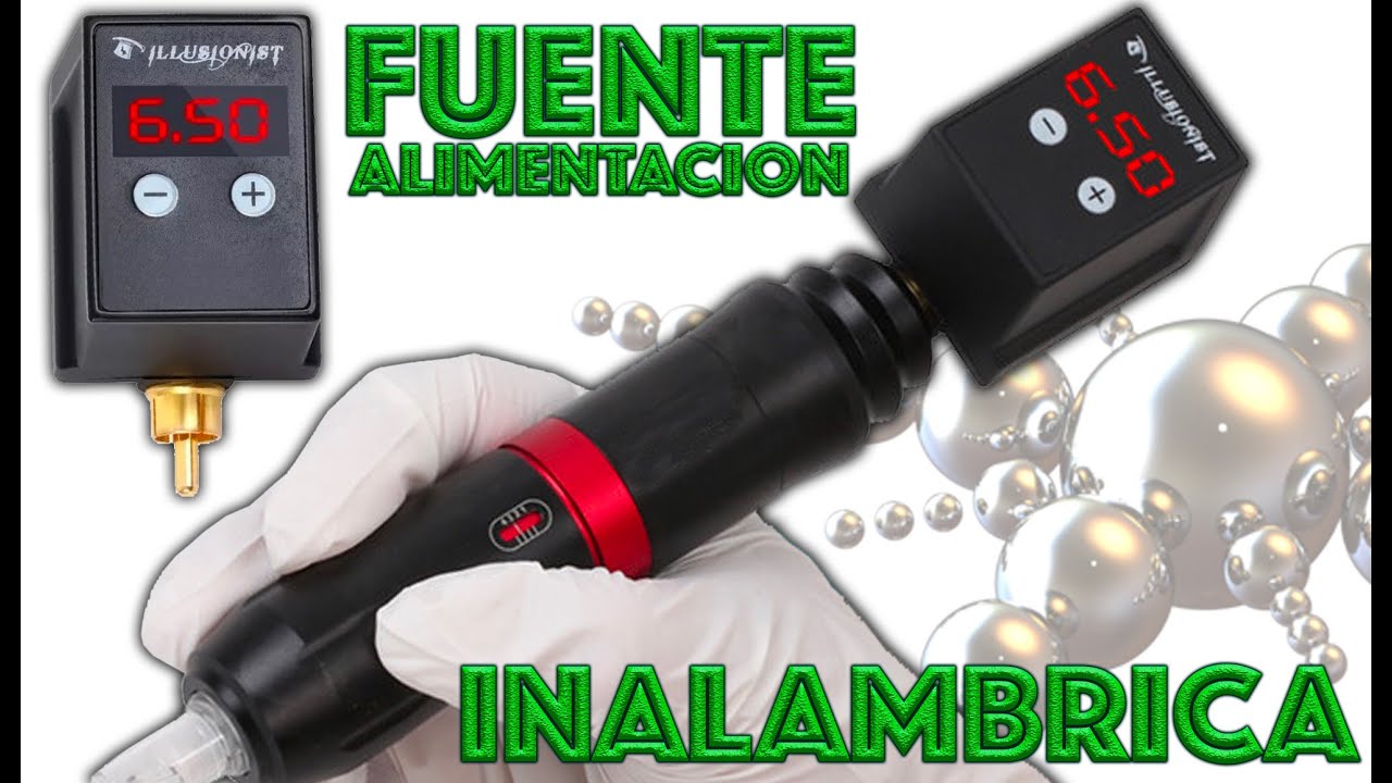 FUENTE de ALIMENTACION INALÁMBRICA TATTOO | Video Tutorial de Akira Body Art