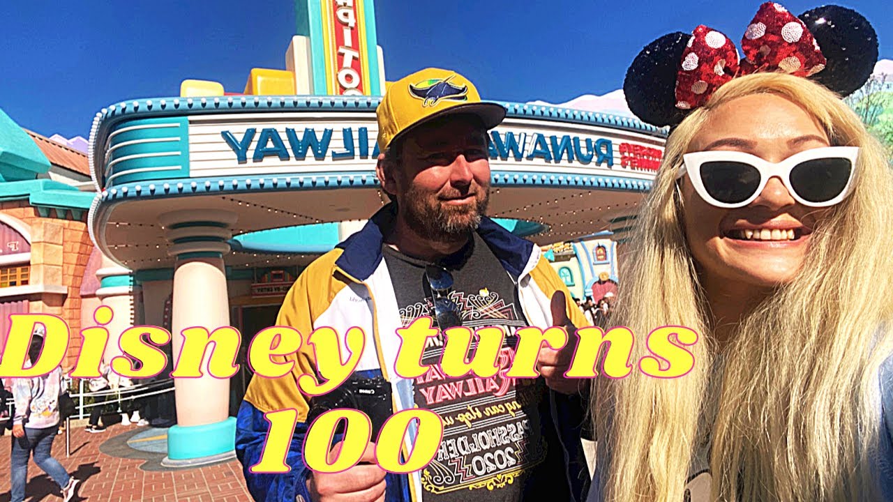 Celebrating Disney turning 100 with @adamthewoo | New Ride, Food & More | The Daphne Show