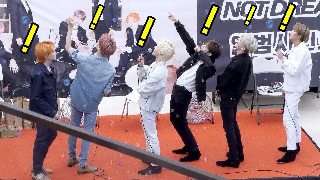 비눗방울에 깜놀한 엔시티드림  NCT DREAM was surprised by bubbles : fansign : Edited fancam : 190817