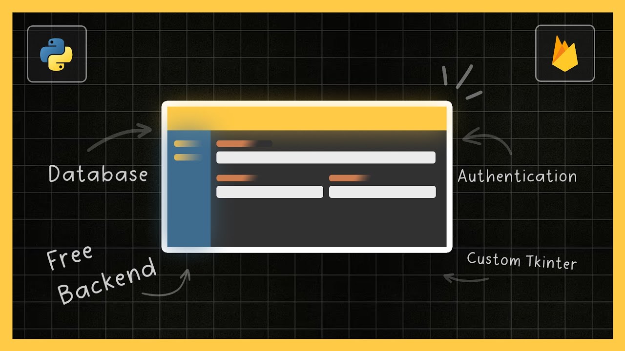 Add Database & Authentication To Tkinter Apps In 8 Mins