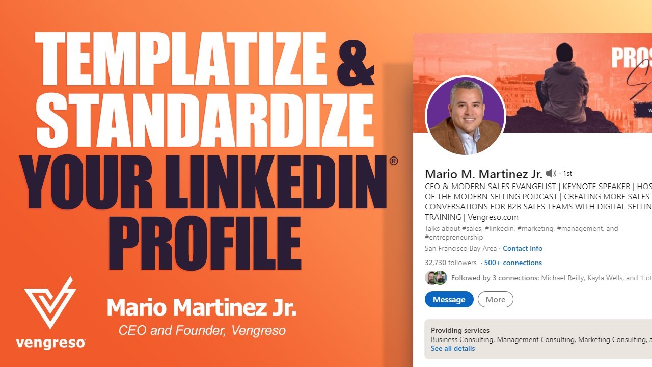 Enable Your Sales Team to Use LinkedIn with Profile Templates | LinkedIn Profile Makeover for Teams