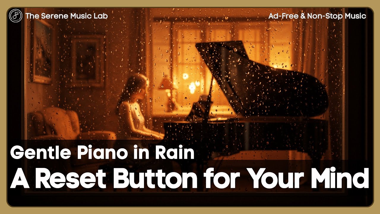 This Isn't Just Rain & Piano Music, It's a Reset Button for Your Tired Mind | Deep Focus Music