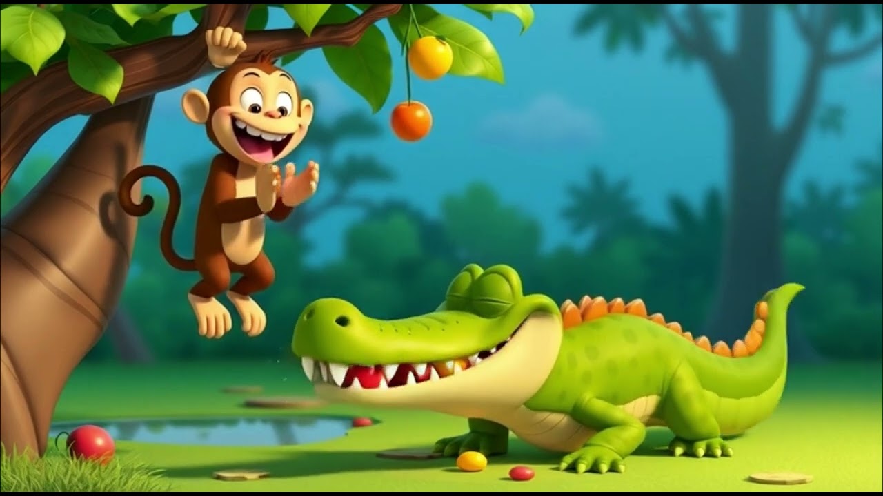Monkey and Crocodile Story (hindi)