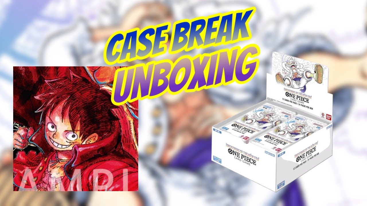 OP-05 CASE UNBOXING + BOOSTER BOX OPENING